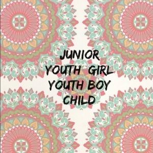 Junior clothes youth clothes  child clothes